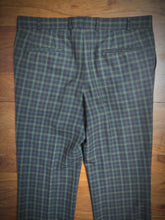 Charger l&#39;image dans la galerie, Walbusch pantalon tartan à carreaux en laine mélangée XL
