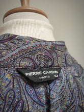Charger l'image dans la galerie, Pierre Cardin robe de chambre vintage paisley à col châle en laine