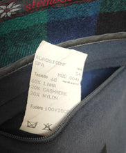 Charger l'image dans la galerie, Steinbock loden vintage bleu marine en laine et cachemire 54