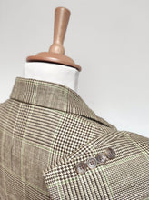 Charger l'image dans la galerie, Ralph Lauren blazer vintage femme Prince de Galles en laine, lin et soie 38