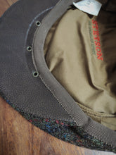 Charger l'image dans la galerie, Stetson casquette plate tweed à carreaux en pure laine vierge 58