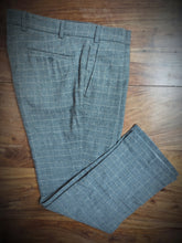 Charger l'image dans la galerie, Walbusch pantalon gris à carreaux Prince de Galles en laine mélangée XL