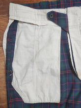 Charger l'image dans la galerie, Façonnable pantalon à pinces vintage à carreaux Made in Italy