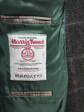 Afbeelding in Gallery-weergave laden, Harris Tweed X Barutti blazer à carreaux fenêtre 100% laine 50