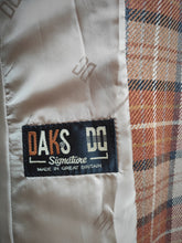 Charger l'image dans la galerie, Daks blazer vintage femme à carreaux en laine et coton 40 FR