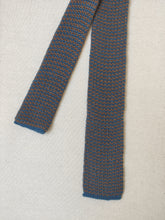 Charger l'image dans la galerie, Tita Ferrario cravate vintage en maille tricotée