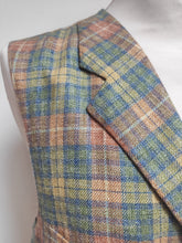 Charger l'image dans la galerie, Stile Gianni Zurigo gilet de costume à carreaux en lin Dormeuil 54