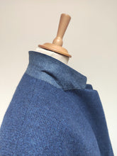 Charger l'image dans la galerie, Harris Tweed blazer vintage en tweed bleu 56 Made in France