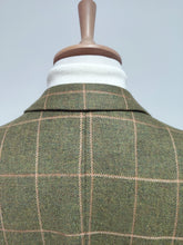 Charger l'image dans la galerie, Dormeuil blazer sur mesure vintage à carreaux fenêtre en pure laine 52