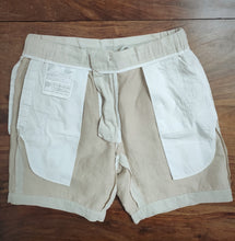 Afbeelding in Gallery-weergave laden, Suitsupply short Ames beige en coton et lin Tessuti Di Sondrio 46/S