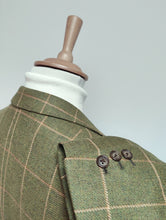 Charger l'image dans la galerie, Dormeuil blazer sur mesure vintage à carreaux fenêtre en pure laine 52