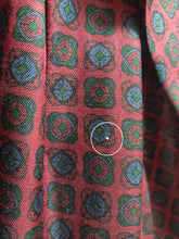 Afbeelding in Gallery-weergave laden, Lario Suprema robe de chambre à col châle à motif géométrique M