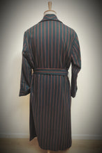 Charger l'image dans la galerie, Neri del Ponte robe de chambre vintage à col châle en laine Made in Italy L