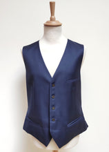 Charger l'image dans la galerie, Suitsupply gilet bleu marine en laine Vitale Barberis 54