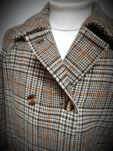 Charger l'image dans la galerie, Pardessus vintage femme Prince de Galles en pure laine 42/44