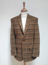 Charger l'image dans la galerie, Harris Tweed X Barutti blazer tweed à carreaux en pure laine 50