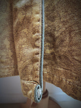 Charger l'image dans la galerie, Robe de chambre vintage paisley à col châle en satin de coton XL