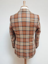 Charger l'image dans la galerie, Daks blazer vintage femme à carreaux en laine et coton 40 FR
