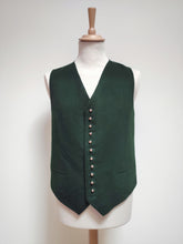 Charger l'image dans la galerie, Lodenfrey gilet de costume vert sapin en laine 54