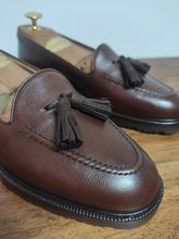 Charger l'image dans la galerie, Walter shoes mocassins pampilles femme en cuir grainé marron 36