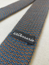 Charger l'image dans la galerie, Tita Ferrario cravate vintage en maille tricotée