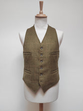 Charger l'image dans la galerie, Gilet de costume vintage en laine à carreaux fenêtre M