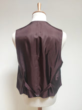 Charger l&#39;image dans la galerie, Gilet de costume vintage gris anthracite en laine vierge 54
