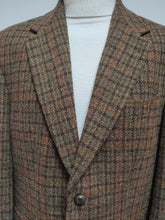 Charger l'image dans la galerie, Harris Tweed X Walbusch blazer vintage en tweed marron 54