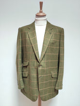 Charger l'image dans la galerie, Dormeuil blazer sur mesure vintage à carreaux fenêtre en pure laine 52