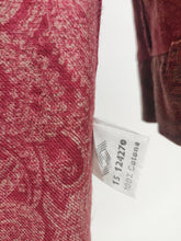 Carica l'immagine nel visualizzatore di Gallery, James Dillon robe de chambre paisley à col châle en pur coton Made in Italy
