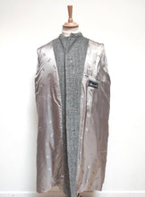 Afbeelding in Gallery-weergave laden, Harrods cape chevrons vintage en pure laine vierge Made in Scotland