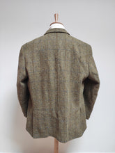 Charger l'image dans la galerie, Harris Tweed blazer tweed à chevrons en pure laine 56/58