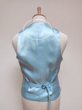 Charger l'image dans la galerie, Suitsupply gilet croisé gris clair en flanelle de laine modèle Pierre M