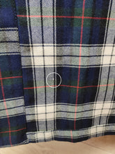 Charger l'image dans la galerie, Marcel Reinhold Paris robe de chambre tartan vintage à col châle en laine Made in France