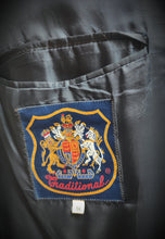 Charger l'image dans la galerie, Harris Tweed blazer vintage en tweed bleu 56 Made in France