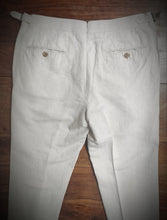 Afbeelding in Gallery-weergave laden, Suitsupply pantalon à pinces en coton et lin Tessuti Di Sondrio 48/M
