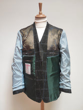 Afbeelding in Gallery-weergave laden, Harris Tweed X Barutti blazer à carreaux fenêtre 100% laine 50
