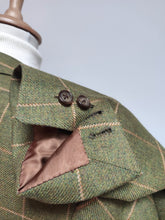 Charger l'image dans la galerie, Dormeuil blazer sur mesure vintage à carreaux fenêtre en pure laine 52