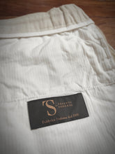 Afbeelding in Gallery-weergave laden, Suitsupply short Ames beige en coton et lin Tessuti Di Sondrio 46/S