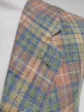 Charger l'image dans la galerie, Stile Gianni Zurigo gilet de costume à carreaux en lin Dormeuil 54