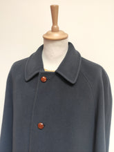 Charger l'image dans la galerie, Steinbock loden vintage bleu marine en laine et cachemire 54