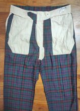 Charger l'image dans la galerie, Façonnable pantalon à pinces vintage à carreaux Made in Italy