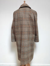 Charger l'image dans la galerie, Pardessus vintage femme Prince de Galles en pure laine 42/44
