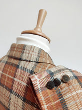 Charger l'image dans la galerie, Daks blazer vintage femme à carreaux en laine et coton 40 FR