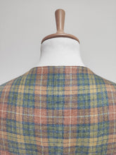 Charger l'image dans la galerie, Stile Gianni Zurigo gilet de costume à carreaux en lin Dormeuil 54