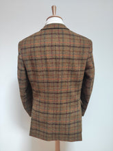 Charger l'image dans la galerie, Harris Tweed X Barutti blazer tweed à carreaux en pure laine 50