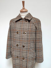 Charger l'image dans la galerie, Pardessus vintage femme Prince de Galles en pure laine 42/44