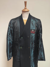 Afbeelding in Gallery-weergave laden, Robertson Cloth X Donati Bologna manteau croisé bleu marine en pure laine M