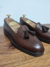 Charger l'image dans la galerie, Walter shoes mocassins pampilles femme en cuir grainé marron 36
