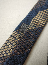 Charger l'image dans la galerie, Personality Milano cravate club vintage en grenadine de soie Made in Italy